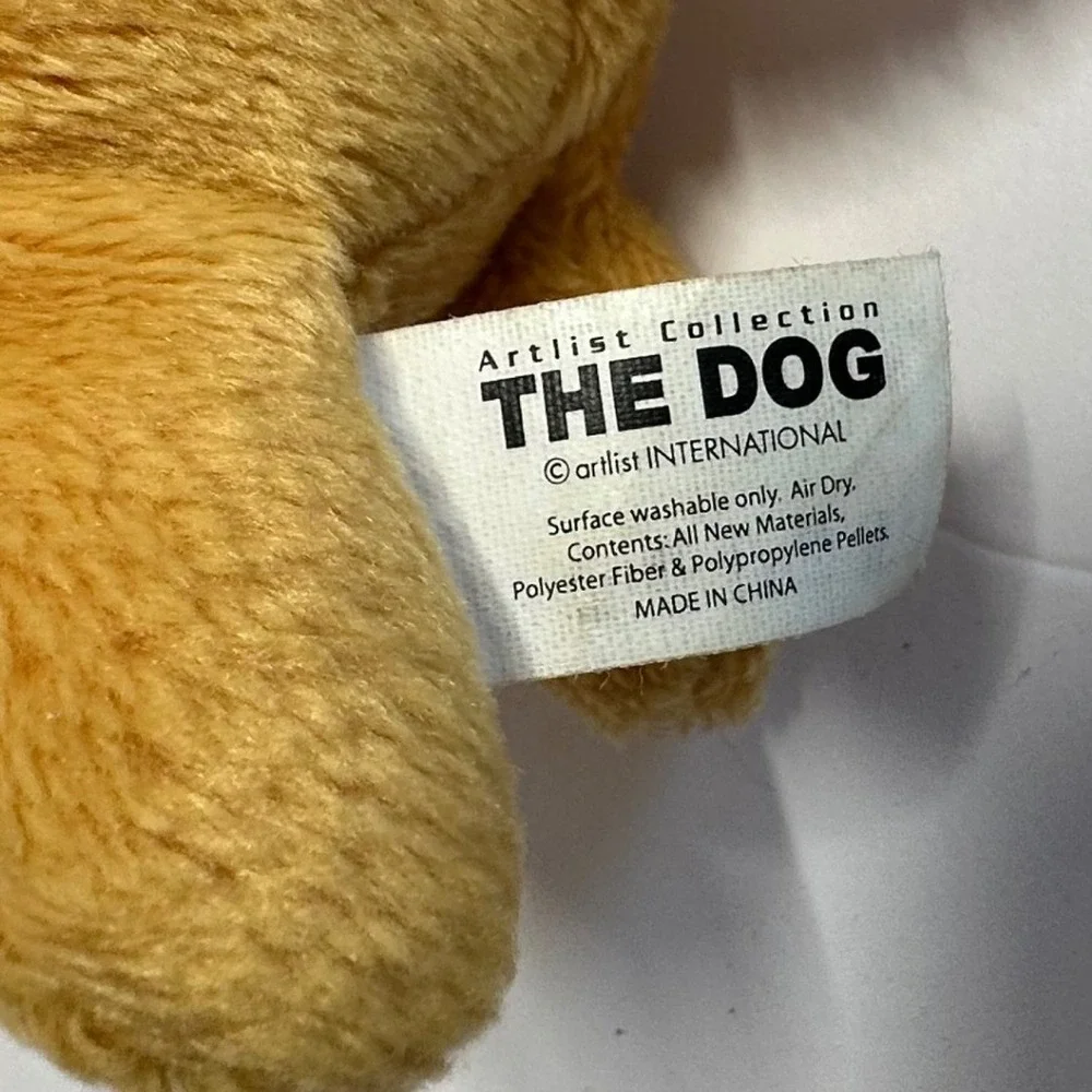 Artlist Collection THE DOG Plush Lot‎ 2 Tan Brown 2002 Play Along